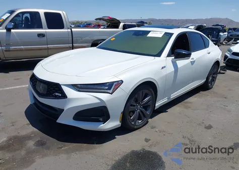 2022 Acura Tlx A-Spec Package z USA, uszkodzony, nr VIN 19UUB5F54NA003661